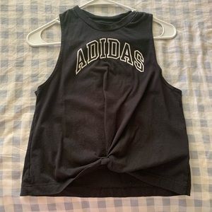 Adidas cropped tank top